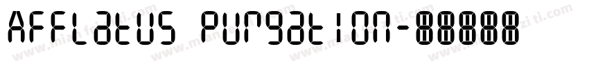 Afflatus Purgation字体转换